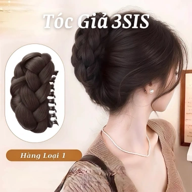 Búi Tóc Giả Kiểu Tết Có Kẹp Tiện Lợi - Tạo Độ Dày Dặn Cho Nữ Giá Ưu Đãi 72k