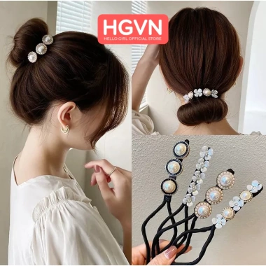 Búi tóc nữ đính ngọc trai nhân tạo đáng yêu - Giá chỉ 22.880 VND, giảm mạnh