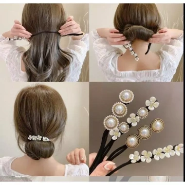 Búi tóc nữ đính ngọc trai nhân tạo đáng yêu - Giá chỉ 22.880 VND, giảm mạnh 2 Búi tóc nữ đính ngọc trai nhân tạo đáng yêu - Giá chỉ 22.880 VND, giảm mạnh 2