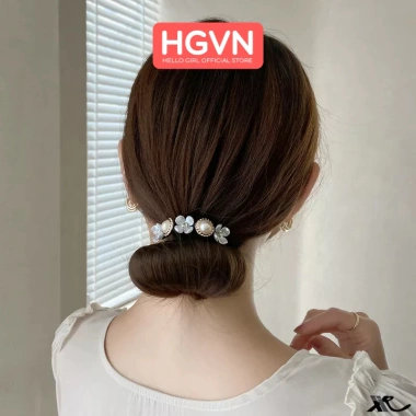 Búi tóc nữ đính ngọc trai nhân tạo đáng yêu - Giá chỉ 22.880 VND, giảm mạnh