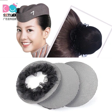 Búi Tóc Tơ Cao Cấp Tiếp Viên Hàng Không - Lưới Đa Dạng Mắt To và Nhỏ Giá 25.000