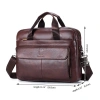 Bullcaptain Túi Da Nam Cặp Laptop 14 Messenger - Đựng A4, Kinh Doanh, Giá Giảm 6
