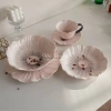 Bumi Homedecor Bộ Bát Đĩa Trà Gốm Sứ Hình Hoa Tím – Bàn Ăn & Ấm Cúng, 85.500₫ 9