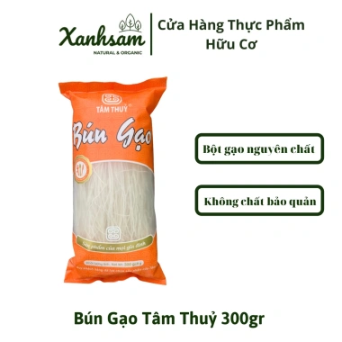 Bún Gạo 300gr Tâm Thủy Xanhsam Natural Organic – Giá Ưu Đãi 36.250 VND 2 Bún Gạo 300gr Tâm Thủy Xanhsam Natural Organic – Giá Ưu Đãi 36.250 VND 2