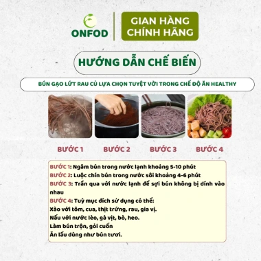 Bún gạo lứt rau củ ngũ sắc healthy - 39.000đ ăn sạch cho tiểu đường gym yoga mẹ bầu 3