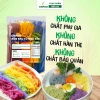 Bún gạo lứt rau củ ngũ sắc healthy - 39.000đ ăn sạch cho tiểu đường gym yoga mẹ bầu 8