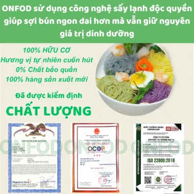 Bún gạo lứt rau củ ngũ sắc healthy - 39.000đ ăn sạch cho tiểu đường gym yoga mẹ bầu 9