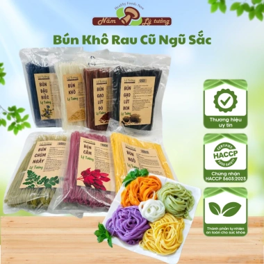 Bún Lý Tưởng 500g - Bún Khô & Rau Củ Ngũ Sắc, Giá ưu đãi 41.800đ, Dinh dưỡng