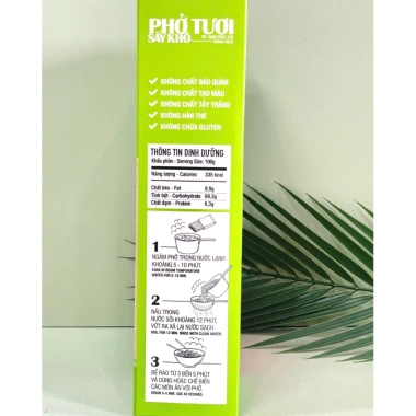 Bún Phở Tươi Sấy Khô Hữu Cơ Hoa Nắng 400g An Toàn Tiện Lợi Giá Ưu Đãi 68.640