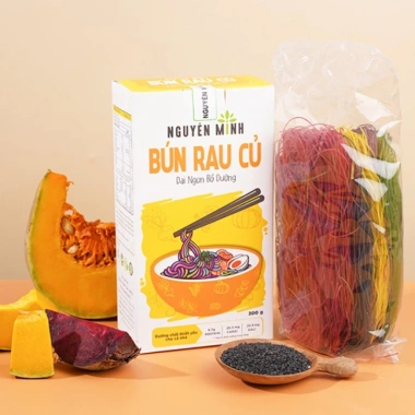 Bún rau củ Nguyên Minh cho bé ăn dặm 5 vị - Hộp 300gr, giảm giá 50k chỉ 50.000 VND 2