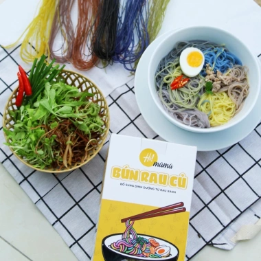 Bún rau củ Nguyên Minh cho bé ăn dặm 5 vị - Hộp 300gr, giảm giá 50k chỉ 50.000 VND 4