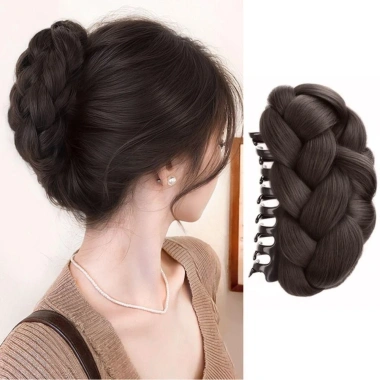 Bun tóc giả HAPPYLEAF nâu lông tơ & đen tổng hợp, thời trang, dễ vuốt - 43.524₫ 4 Bun tóc giả HAPPYLEAF nâu lông tơ & đen tổng hợp, thời trang, dễ vuốt - 43.524₫ 4