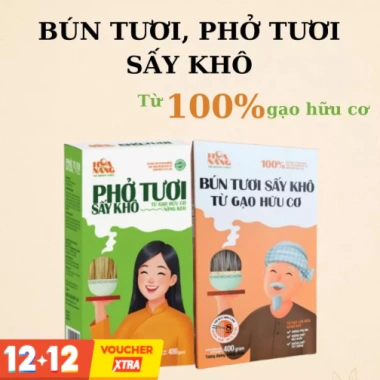 Bún và Phở Sấy Khô Hoa Nắng 100% Gạo Hữu Cơ - Giá chỉ 86.250 VND, giảm mạnh 2 Bún và Phở Sấy Khô Hoa Nắng 100% Gạo Hữu Cơ - Giá chỉ 86.250 VND, giảm mạnh 2