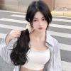 Buộc tóc giả đuôi ngựa thẳng hơi sóng nhẹ siêu tự nhiên NAMI 63 - Giá giảm còn 74.584đ 5