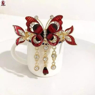 Bướm Tua Rua Kẹp Tóc Thanh Lịch - Hoa Lấp Lánh, Phối Đẹp Cho Áo Váy & Kiểu Tóc, 54.000 VNĐ 6 Bướm Tua Rua Kẹp Tóc Thanh Lịch - Hoa Lấp Lánh, Phối Đẹp Cho Áo Váy & Kiểu Tóc, 54.000 VNĐ 6