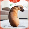 Búp bê 3D hình chó sang trọng - Đồ chơi ôm mềm, quà sinh nhật cho bé gái, bé trai và người lớn 4
