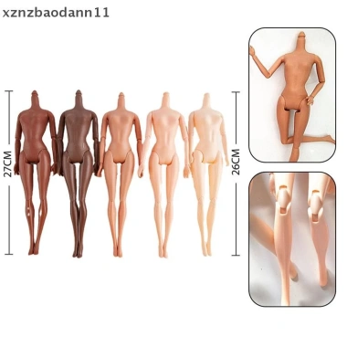 Búp Bê Châu Phi 11 Khớp Di Động Cơ Thể Khỏa Thân Da Đen - Đồ Chơi Cô Gái Xinh Đẹp, Quà Tặng LMWU