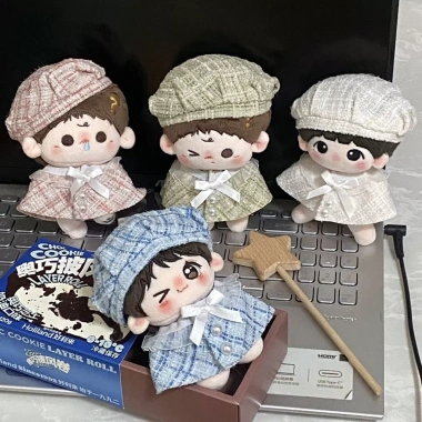 Búp bê cotton 10cm & 15cm - Bộ quần áo sang trọng, phong cách mới, nam nữ