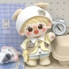 Búp Bê Cotton 20cm Quần Áo Dễ Thương, Thoáng Mát, Không Giới Tính, Đồ Dùng Nhà Bếp 5