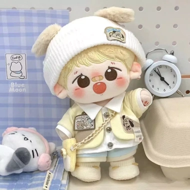 Búp Bê Cotton 20cm Quần Áo Dễ Thương, Thoáng Mát, Không Giới Tính, Đồ Dùng Nhà Bếp 5