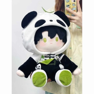 Búp Bê Gấu Trúc Siêu Dễ Thương 40cm Ngồi Cotton - Quần Áo Bé Qi Yuli Shen Búp Bê Gấu Trúc Siêu Dễ Thương 40cm Ngồi Cotton - Quần Áo Bé Qi Yuli Shen