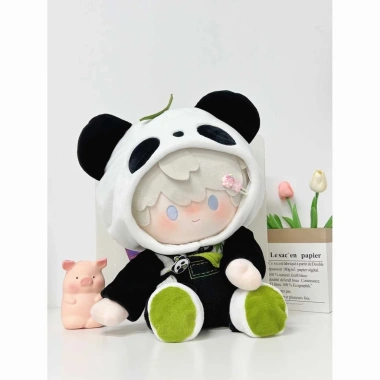 Búp Bê Gấu Trúc Siêu Dễ Thương 40cm Ngồi Cotton - Quần Áo Bé Qi Yuli Shen 6 Búp Bê Gấu Trúc Siêu Dễ Thương 40cm Ngồi Cotton - Quần Áo Bé Qi Yuli Shen 6