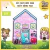 Búp bê giấy Cady House - Ngôi nhà Sứ sở kẹo ngọt, đồ chơi thủ công, chỉ 96.000đ