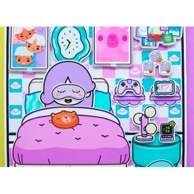 Búp bê giấy đồ chơi bóc dán thủ công Ngôi nhà Purple Blue - Toca Boca, giảm còn 119.000₫ 6