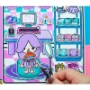 Búp bê giấy đồ chơi bóc dán thủ công Ngôi nhà Purple Blue - Toca Boca, giảm còn 119.000₫ 7