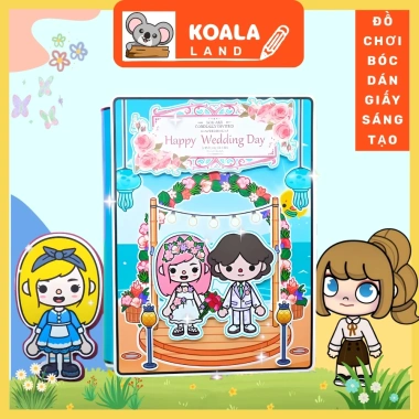 Búp bê giấy Happy Wedding Day công chúa Ni Happyfunny - Giá ưu đãi 143.200₫
