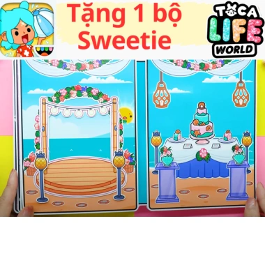 Búp bê giấy Happy Wedding Day công chúa Ni Happyfunny - Giá ưu đãi 143.200₫ 5
