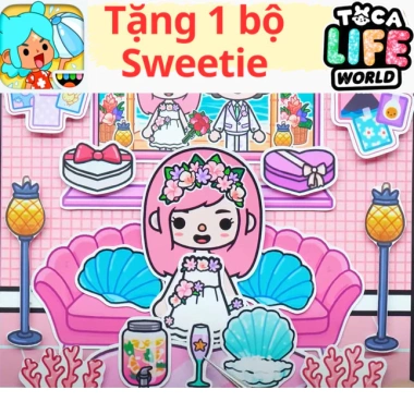 Búp bê giấy Happy Wedding Day công chúa Ni Happyfunny - Giá ưu đãi 143.200₫ 8