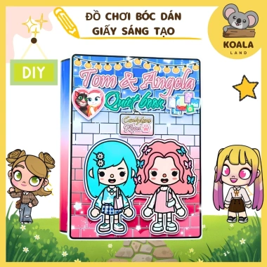 Búp bê giấy Ngôi nhà TOCA TOCA TOM & ANGELA – Quiet Book nhà Wednesday 119.040₫