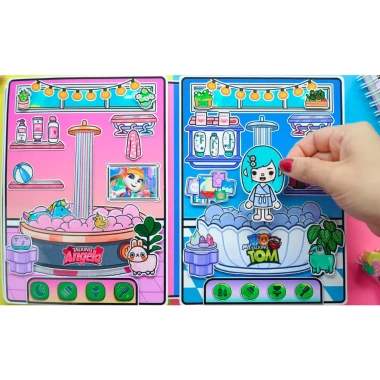 Búp bê giấy Ngôi nhà TOCA TOCA TOM & ANGELA – Quiet Book nhà Wednesday 119.040₫