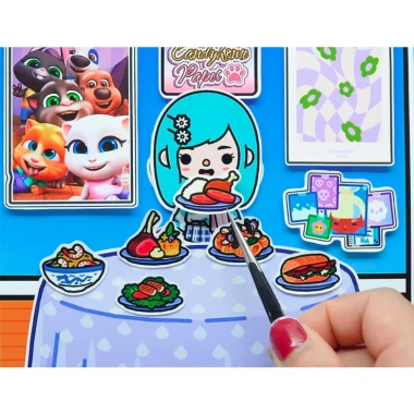 Búp bê giấy Ngôi nhà TOCA TOCA TOM & ANGELA – Quiet Book nhà Wednesday 119.040₫