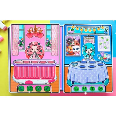 Búp bê giấy Ngôi nhà TOCA TOCA TOM & ANGELA – Quiet Book nhà Wednesday 119.040₫