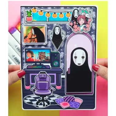 Búp bê giấy No Face Quiet Book - Ngôi nhà giáo dục, giảm giá 19% chỉ 89.420₫ 3