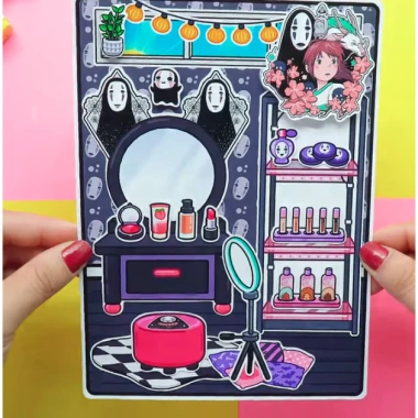 Búp bê giấy No Face Quiet Book - Ngôi nhà giáo dục, giảm giá 19% chỉ 89.420₫ 9
