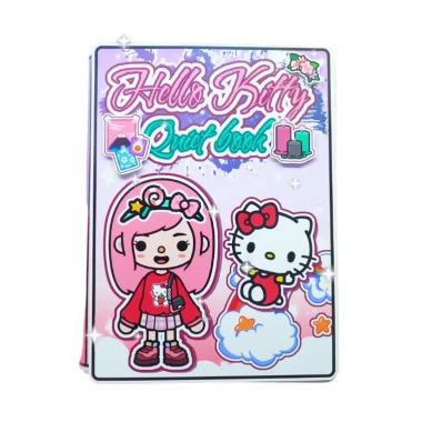 Búp bê giấy thủ công Tocaboca Hello Kitty - Ngôi nhà Squishy Kuromi, đồ chơi tự làm trẻ em, giảm giá 139k 2