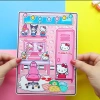 Búp bê giấy thủ công Tocaboca Hello Kitty - Ngôi nhà Squishy Kuromi, đồ chơi tự làm trẻ em, giảm giá 139k 4