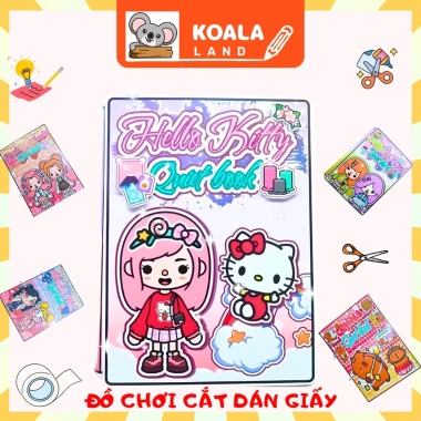 Búp bê giấy thủ công Tocaboca Hello Kitty - Ngôi nhà tự làm H19, giá chỉ 99.000 VNĐ