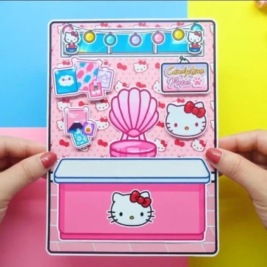 Búp bê giấy thủ công Tocaboca Hello Kitty - Ngôi nhà tự làm H19, giá chỉ 99.000 VNĐ