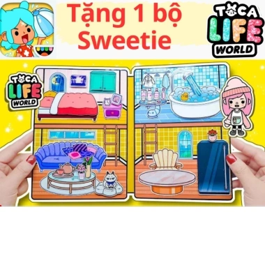 Búp bê giấy Toca Boca Bản Đặc Biệt - Đồ chơi giáo dục, giảm 22% chỉ 176k