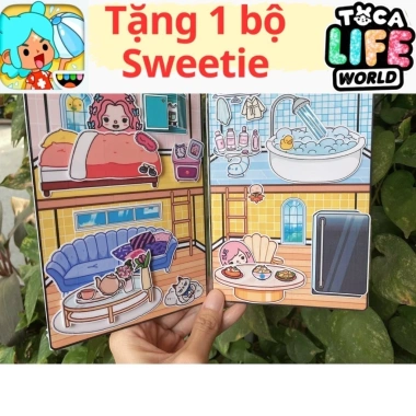 Búp bê giấy Toca Boca Bản Đặc Biệt - Đồ chơi giáo dục, giảm 22% chỉ 176k