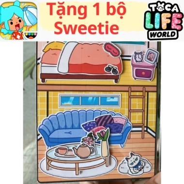 Búp bê giấy Toca Boca Bản Đặc Biệt - Đồ chơi giáo dục, giảm 22% chỉ 176k