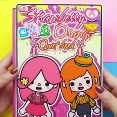 Búp bê giấy Toka World Quiet Book - Đồ chơi tự làm sáng tạo, giá 120k