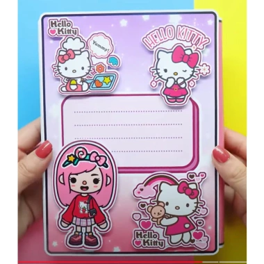 Búp bê giấy Wednesday Hello Kitty màu hồng - Giá ưu đãi 99.000 VNĐ, mới cho cô bé