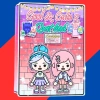 Búp bê giấy Wednesday Toca Boca COOL AND CUTE 2 - Giấy cao cấp, cứng cáp, rèn luyện tư duy logic - Giá 100.000₫ 2