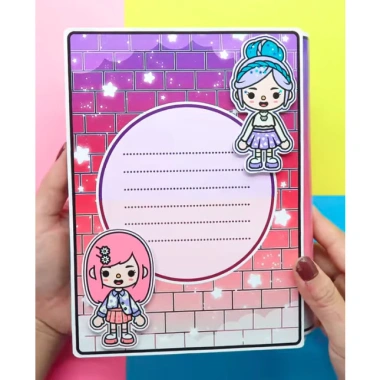 Búp bê giấy Wednesday Toca Boca COOL AND CUTE 2 - Giấy cao cấp, cứng cáp, rèn luyện tư duy logic - Giá 100.000₫ 7