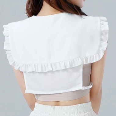 Búp bê Gothic Nhật Bản Dasbsug áo choàng xù ve, giả cổ xếp ly tháo rời, trang phục Swee 4 Búp bê Gothic Nhật Bản Dasbsug áo choàng xù ve, giả cổ xếp ly tháo rời, trang phục Swee 4